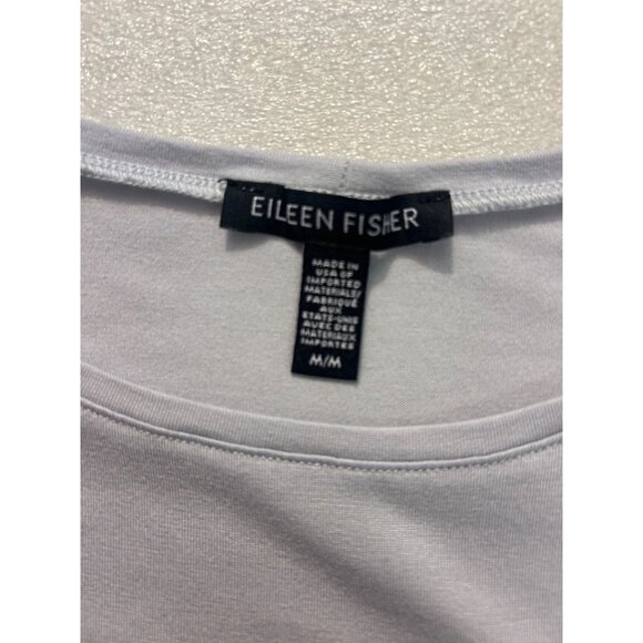 Eileen Fisher Tencel Tunic Tank Top Lavender size Medium - Picture 4 of 4